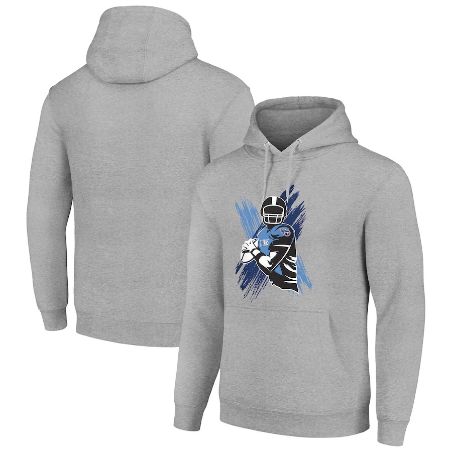 Men tennessee titans grey 2024 NFL hoodie